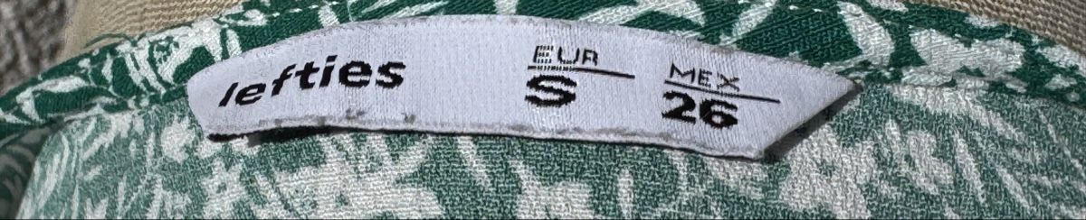 Vestiti: Kleid Lefties Gr. S Grün mit Blumen – Usato da Zürich venduto da SesePorti 4