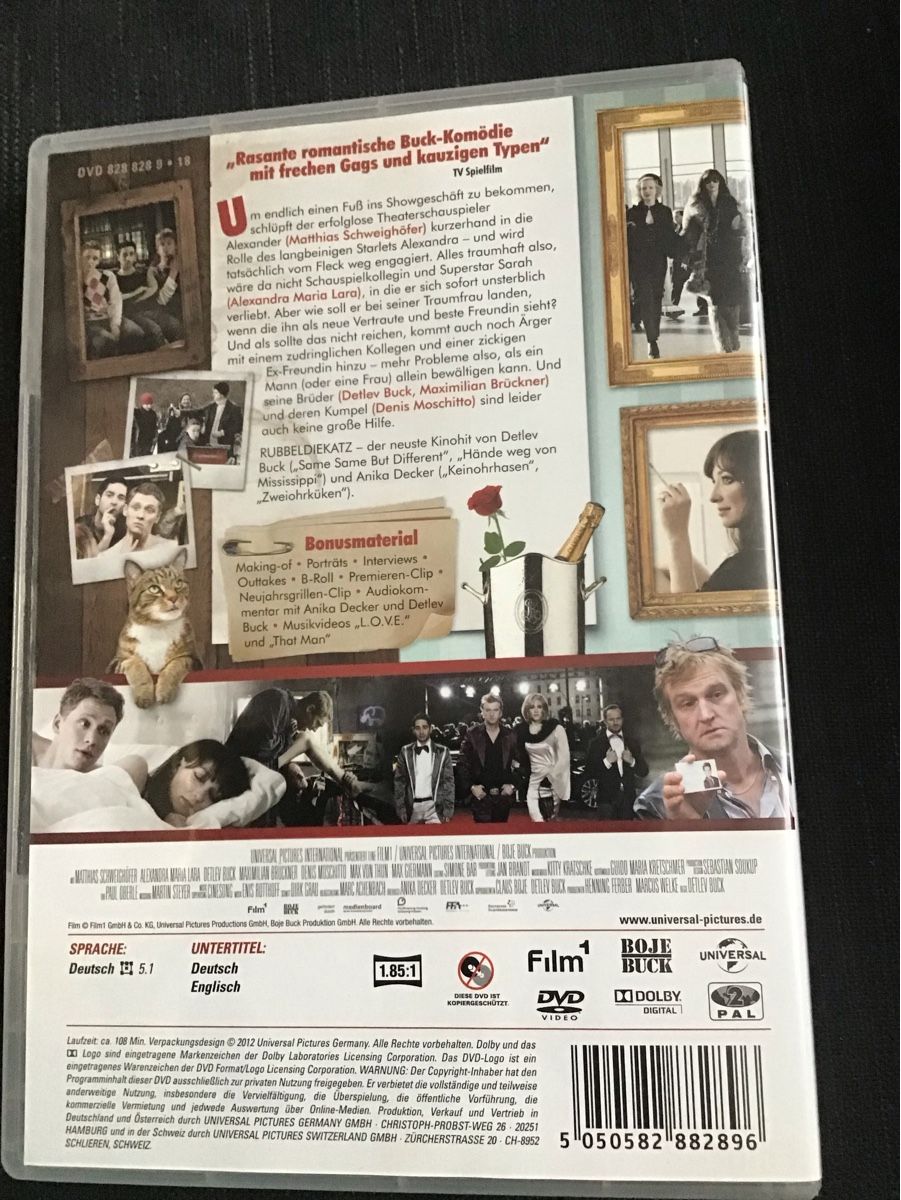 Alle DVDs: DVD Rubbel die Katz / Komödie – Gebraucht aus Bischofszell von 19bischi67 1