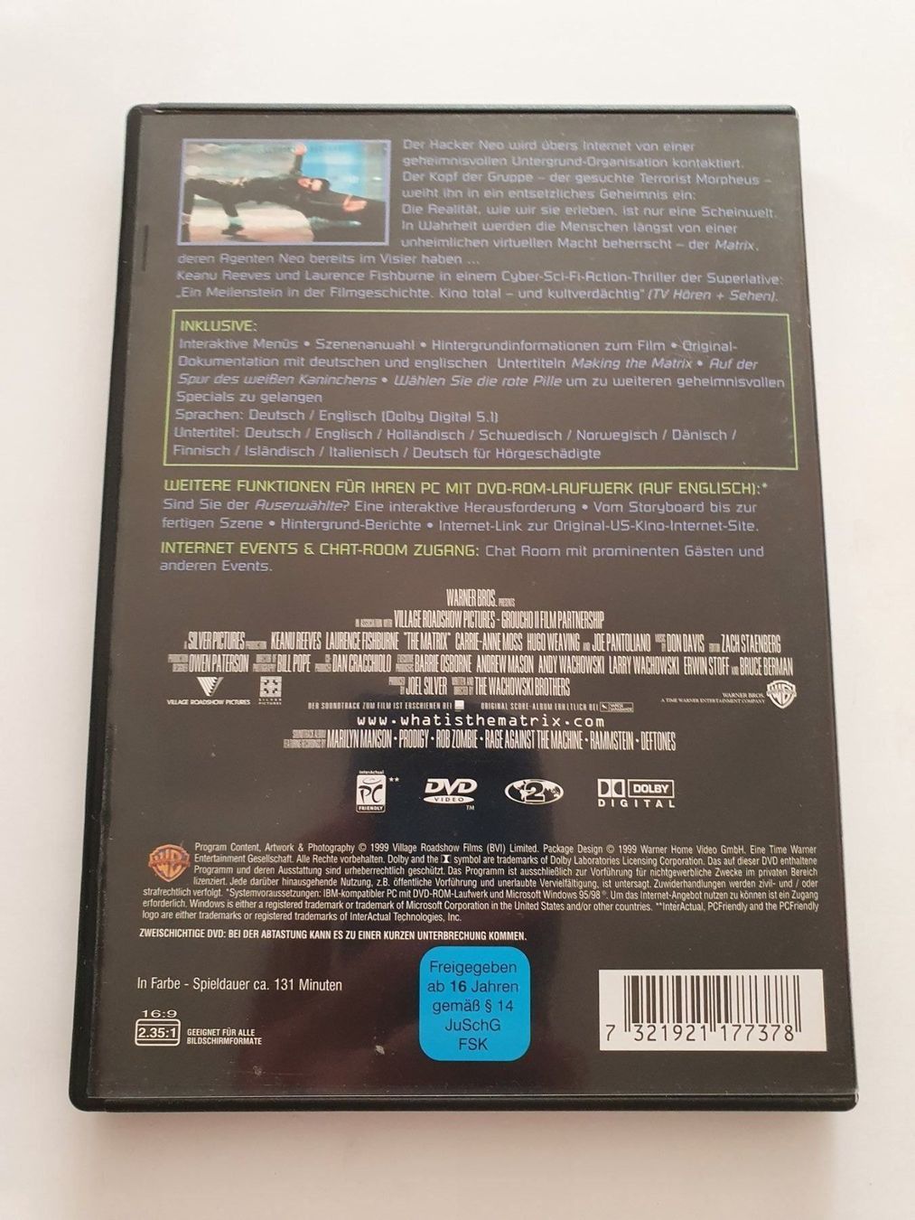 Alle DVDs: MATRIX – Gebraucht aus Oberdorf BL von BaldenEagle 1