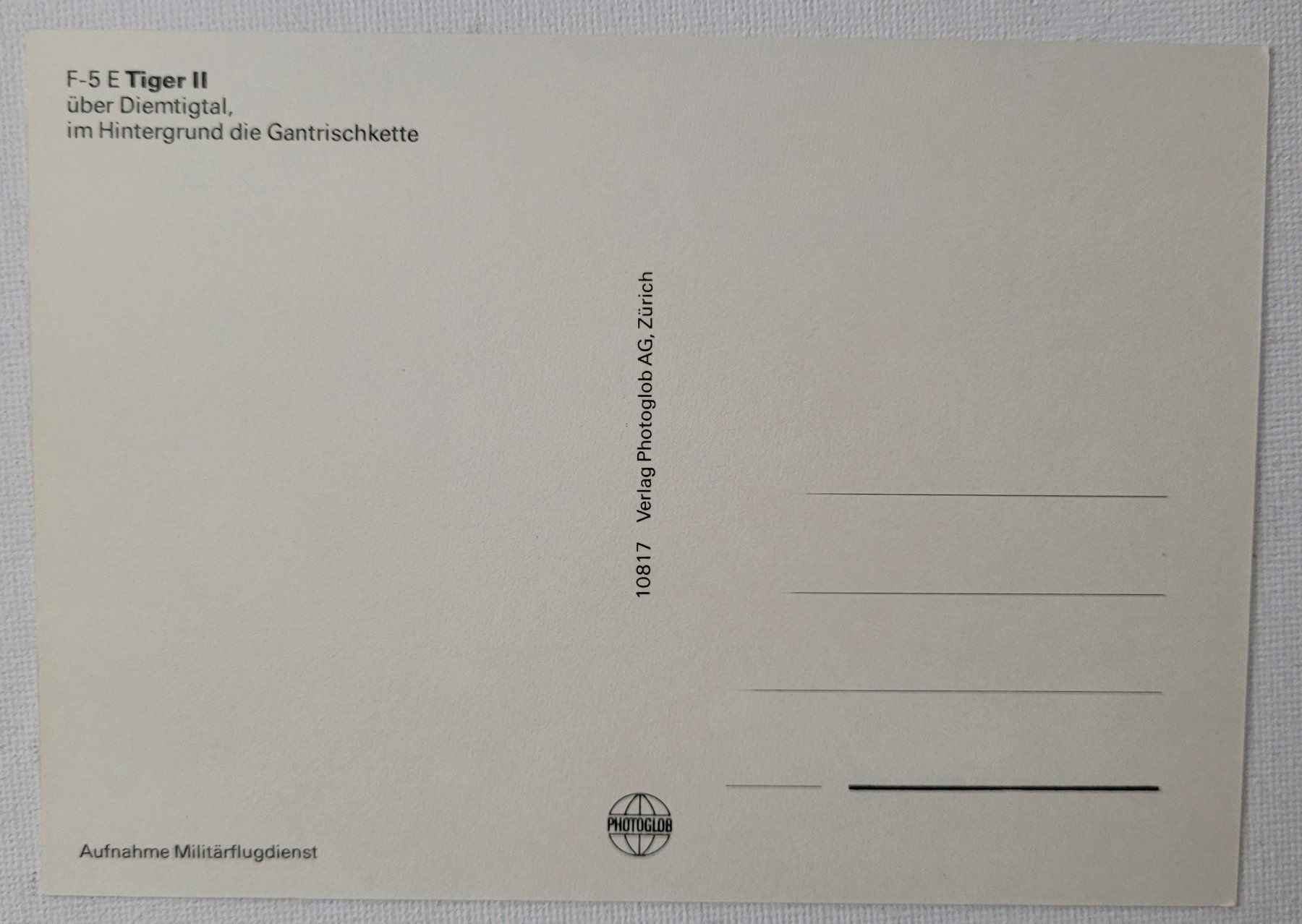 Ansichtskarten: F-5 TIGER II – Neu (gemäss Beschreibung) aus Neftenbach von Mador6 1