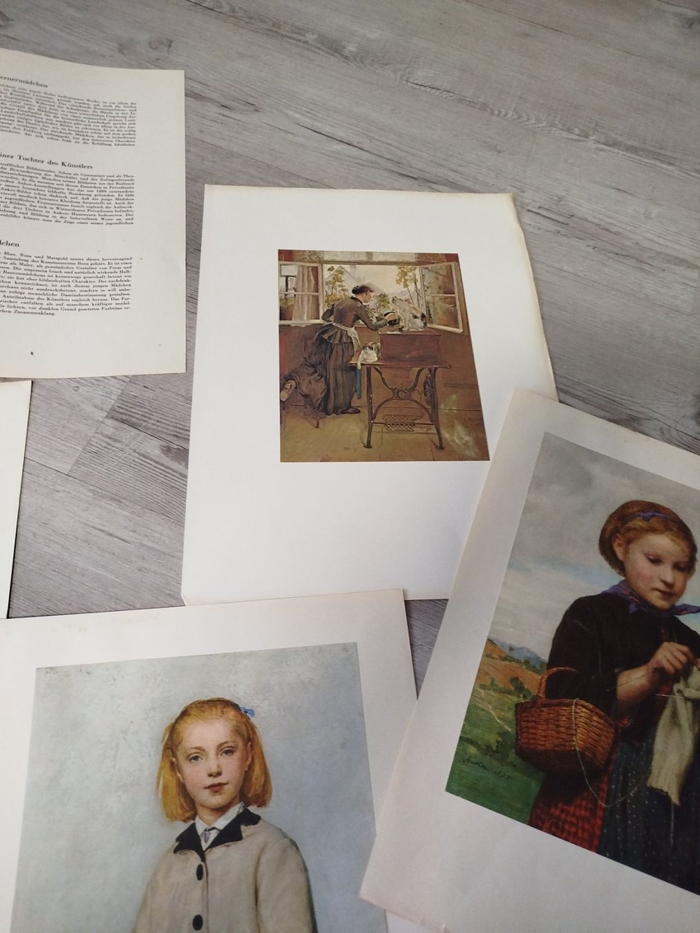 Dipinti: Albert Anker 2 Kunstmappen farbige Drucke & Beschrieb – Usato da Glashütten venduto da lightmoon 4