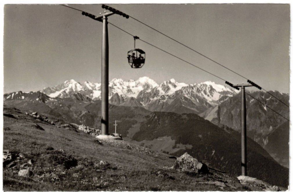 Cartoline postali: Verbier - Sessellift Médran – Usato da Binningen venduto da Mountainrider