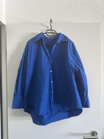 ZARA Bluse blau Grösse M guter Zustand