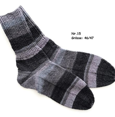 Socken handgestrickt  Gr.46/47   Nr.15