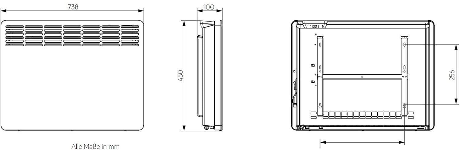 Radiatori: AEG Wandkonvektor WKL 2005 2000 W – Nuovo e nell'imballaggio originale da Bottighofen venduto da zaap 3