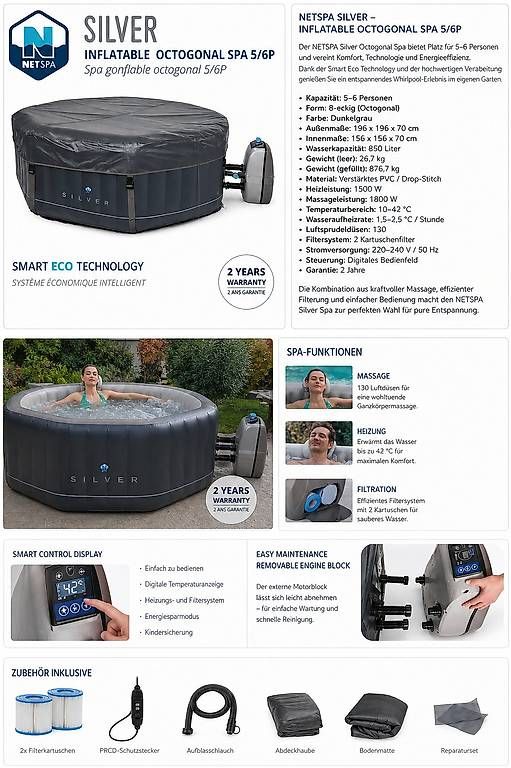 Whirlpool: Whirlpool zum Aufblasen – Usato da Zufikon venduto da SOGUNILight