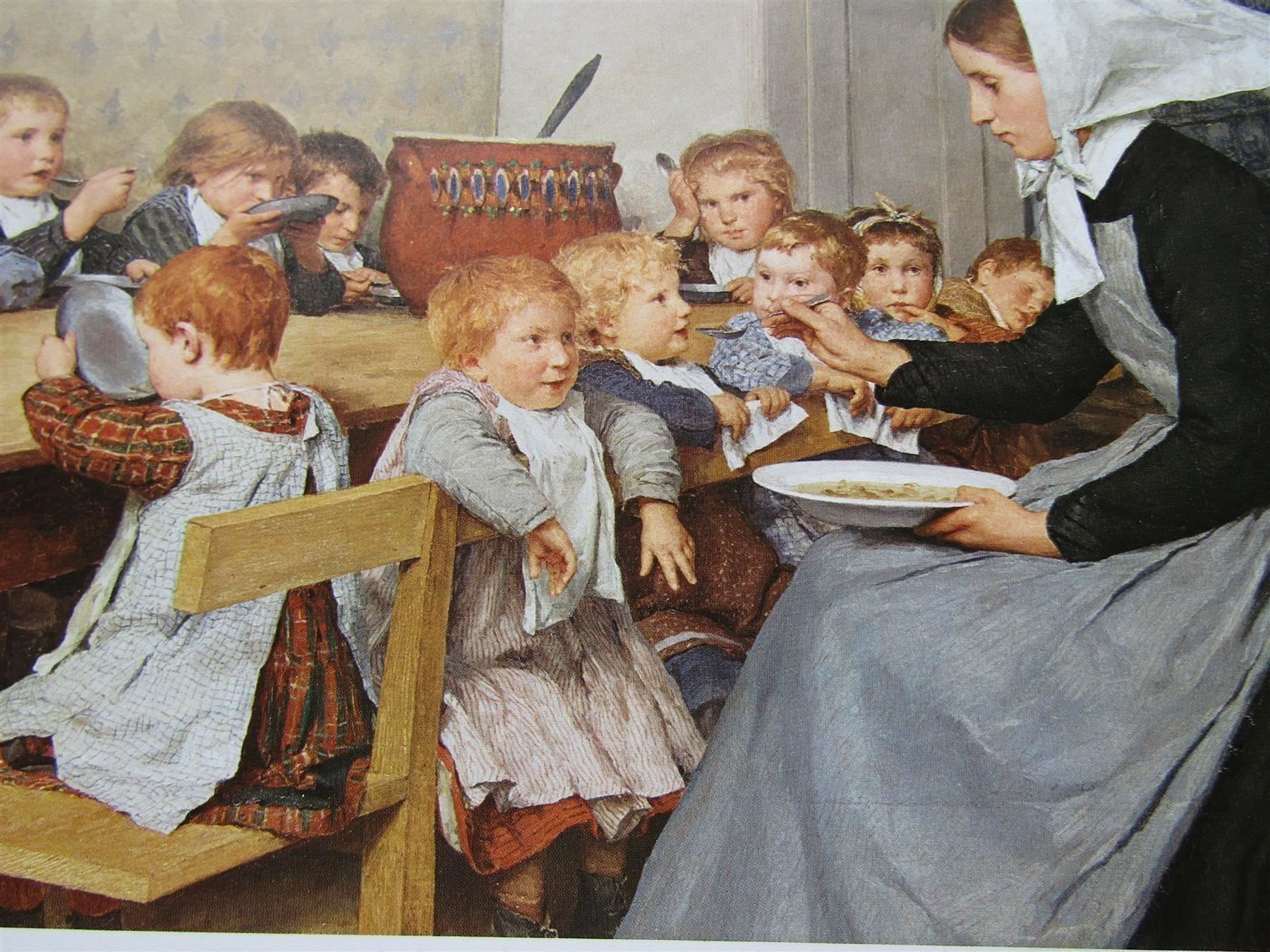 Ancore: Die Kinderkrippe  - Albert Anker                        (BR) – Usato da Herzogenbuchsee venduto da Winigo 1