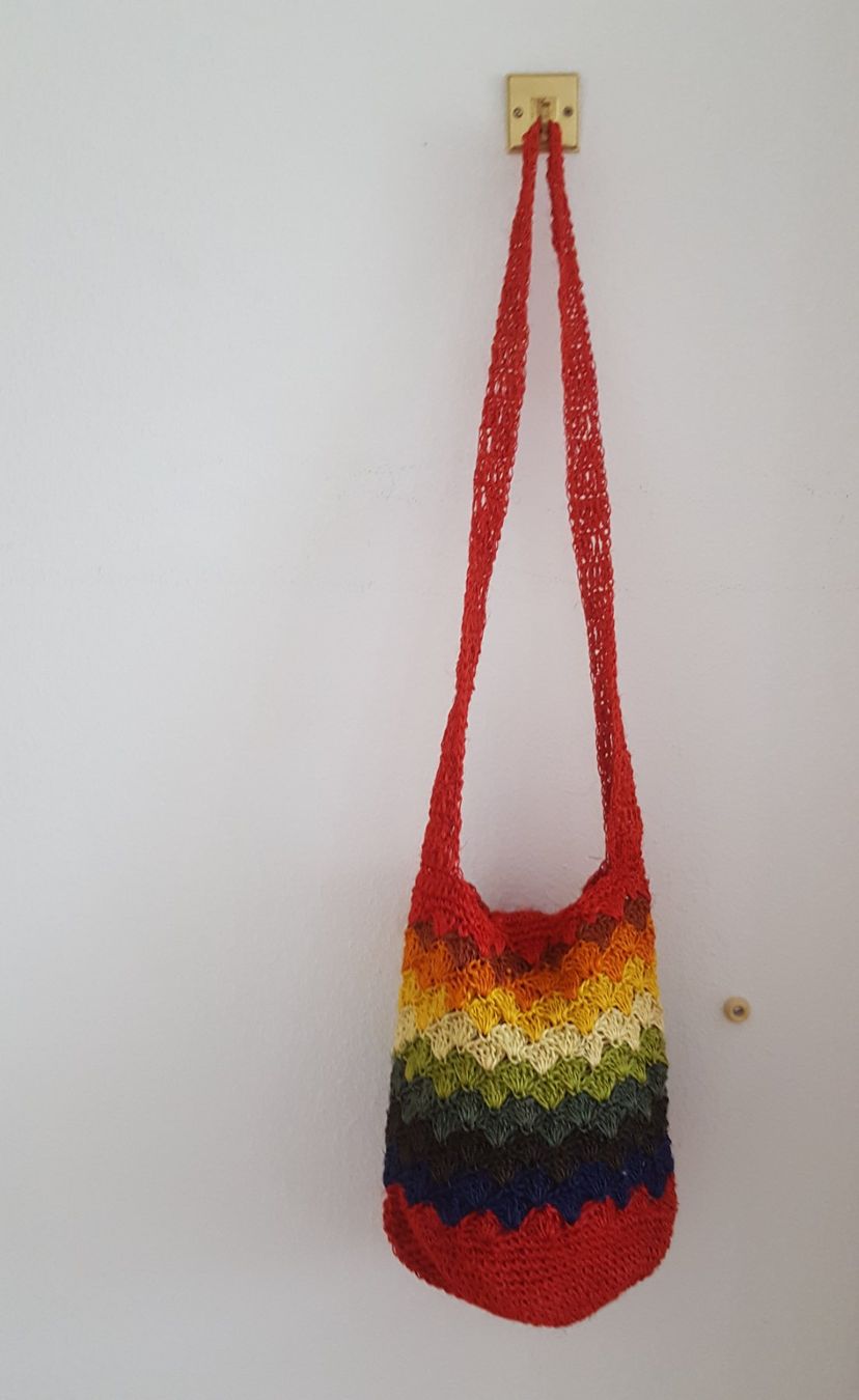 Taschen für Damen: Regenbogen Tasche aus Naturfasern – Neu (gemäss Beschreibung) aus Greifensee von Foxglove 3