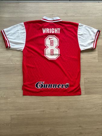 1996-98 Arsenal Home Shirt Wright #8 - (XL)