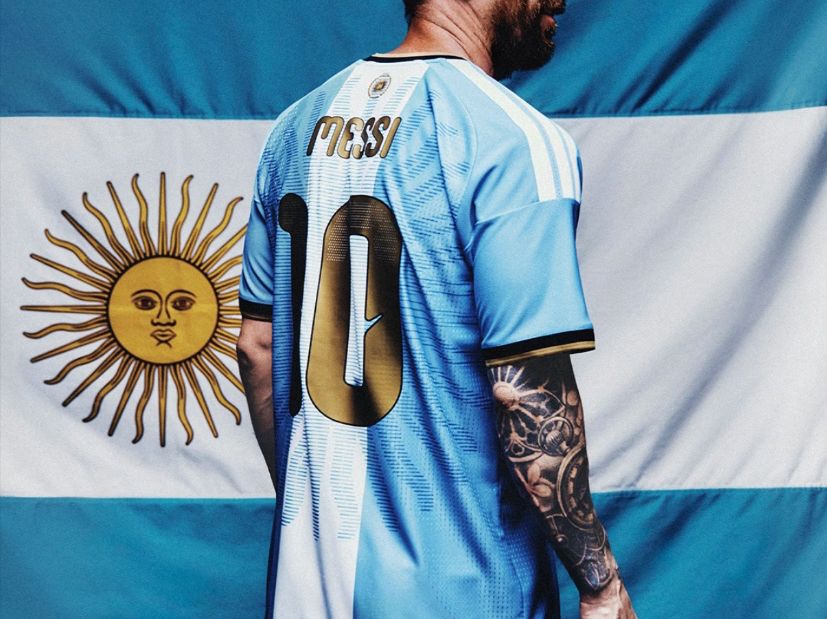Adidas Leibchen & Hosen: ARGENTINIEN MESSI 26 TRIKOT AUTHENTIC - GRÖSSE M – Neu (gemäss Beschreibung) aus Riehen von nudgethaler