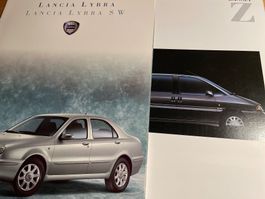 Prospekt Preislisten Lancia Konvolut Dedra, Z, Lybra, K