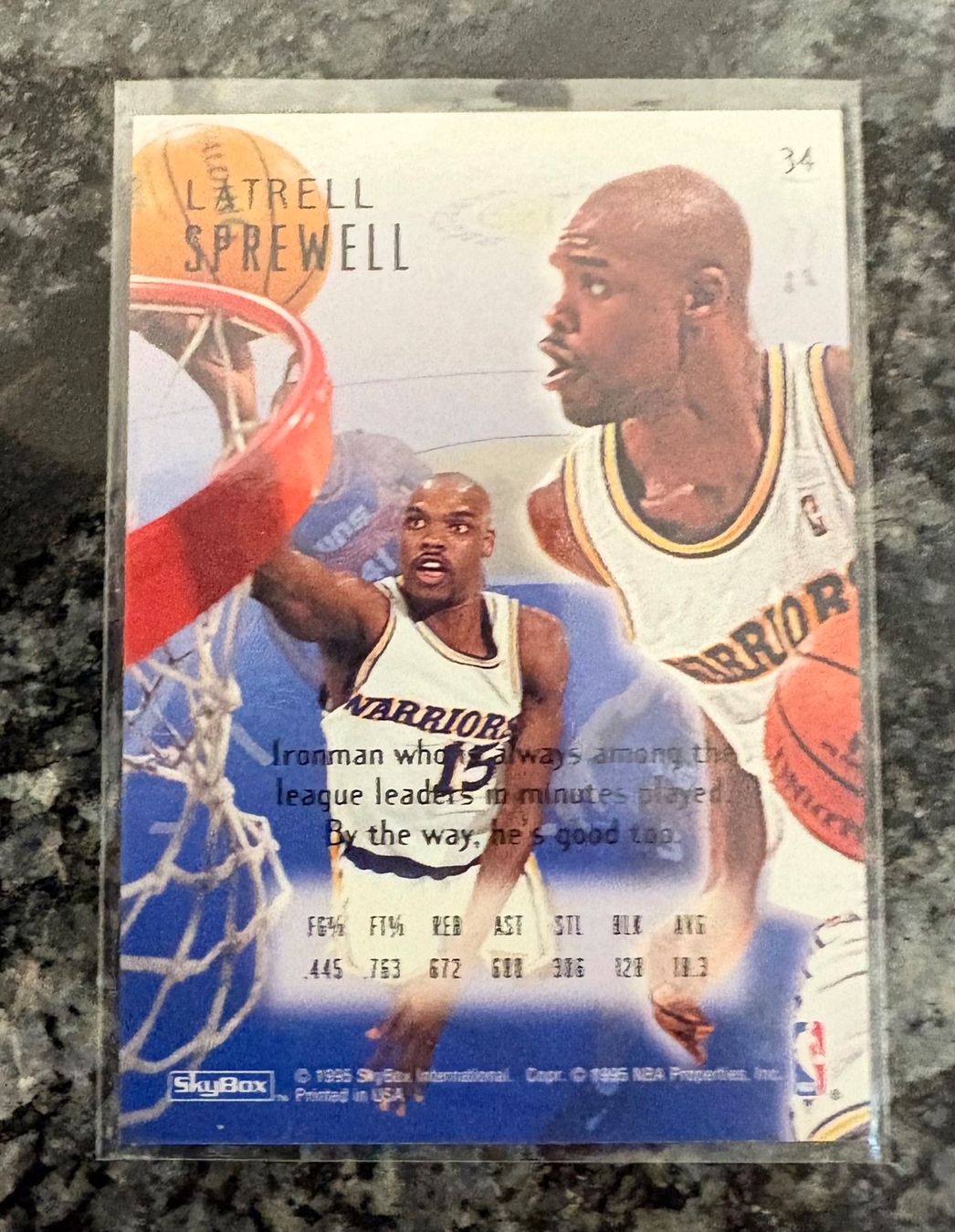 Nba Cartes à collectionner: NBA Latrell Sprewell Skybox E Motion Card – Neuf (Voir description) à Muttenz par joba23 1