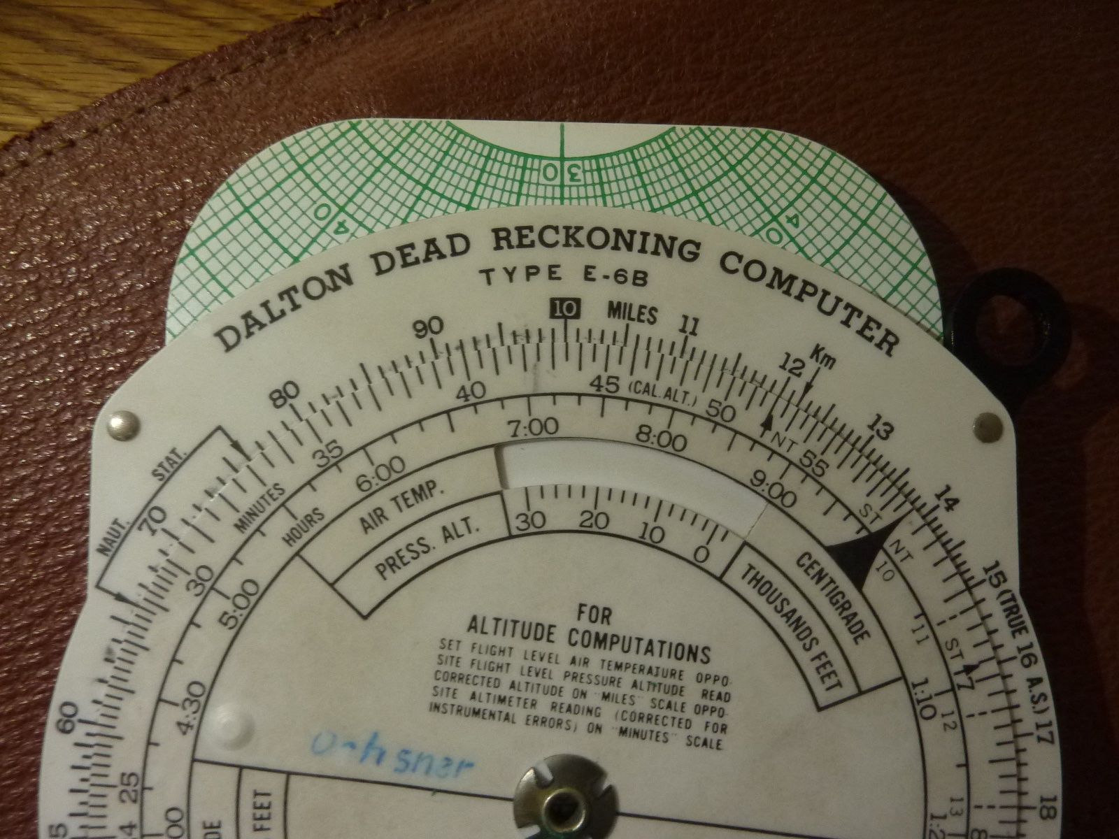 Steuerung: Dalton Dead Reckoning Computer Type E-6B Seems System OldGnu – Gebraucht aus Hochfelden von swissice 4