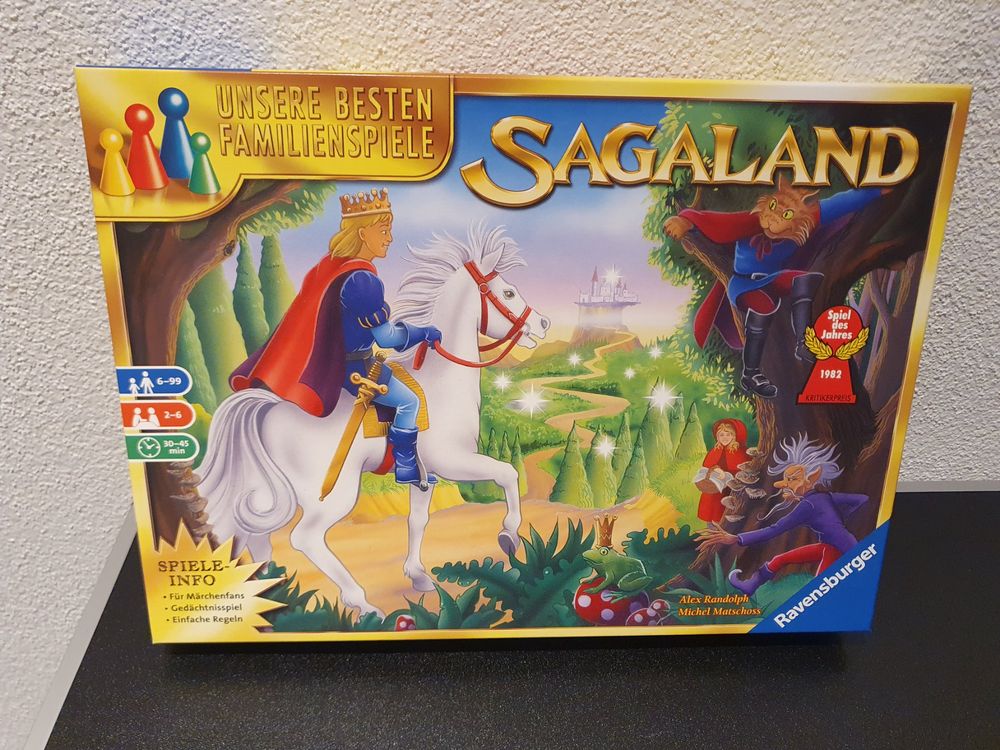 Ravensburger Junior Sagaland - Gioco Da Tavolo Per Bambini 3-5 Anni, 2-4 Giocatori, Memoria E Concentrazione
