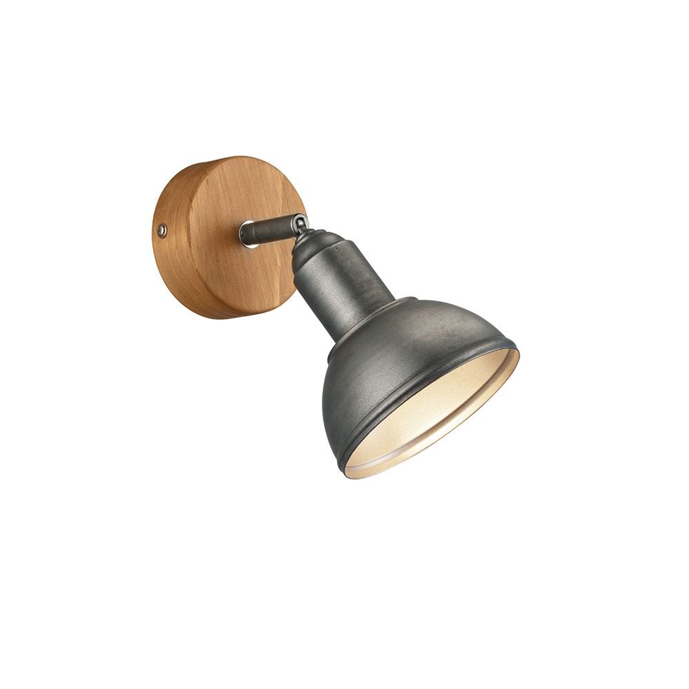 Lampade: Wandleuchte, Holzoptik, 20 cm x 18 cm – Nuovo (secondo la descrizione) da Kreuzlingen venduto da Smart-Light 2