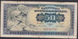 Jugoslawien 50 Dinara 1965