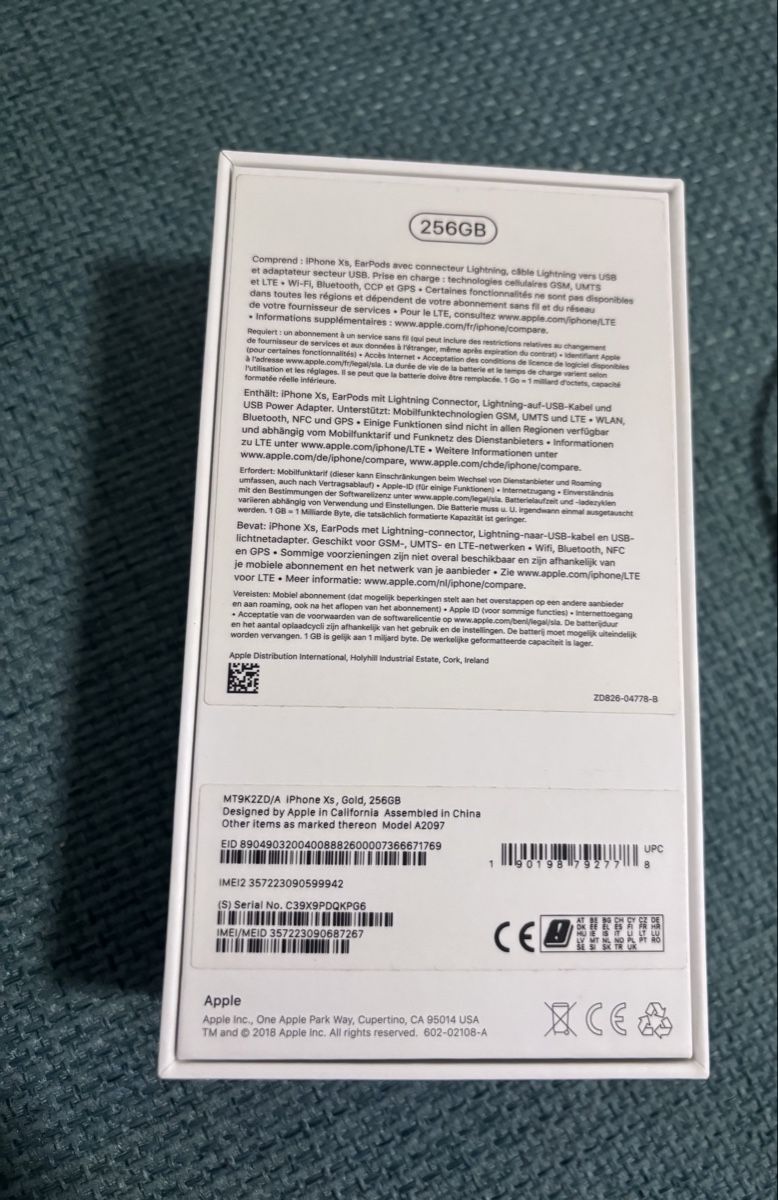 Apple Handys / Smartphones: IPhone XS 256 GB  – Gebraucht aus schaffhausen von schogdie 4