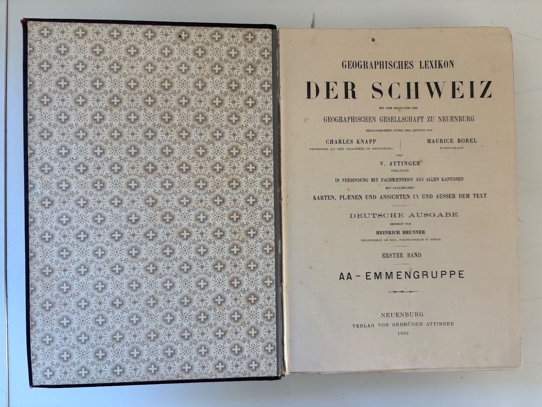 Libri: Antikes Lexikon Geographisches Lexikon der Schweiz – Usato da Birmensdorf ZH venduto da CCBlum 3