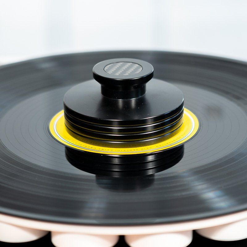Schallplatten: Schallplattengewicht mit Carbon-Dämpfung – Neu und originalverpackt aus Au ZH von raccoon_audio