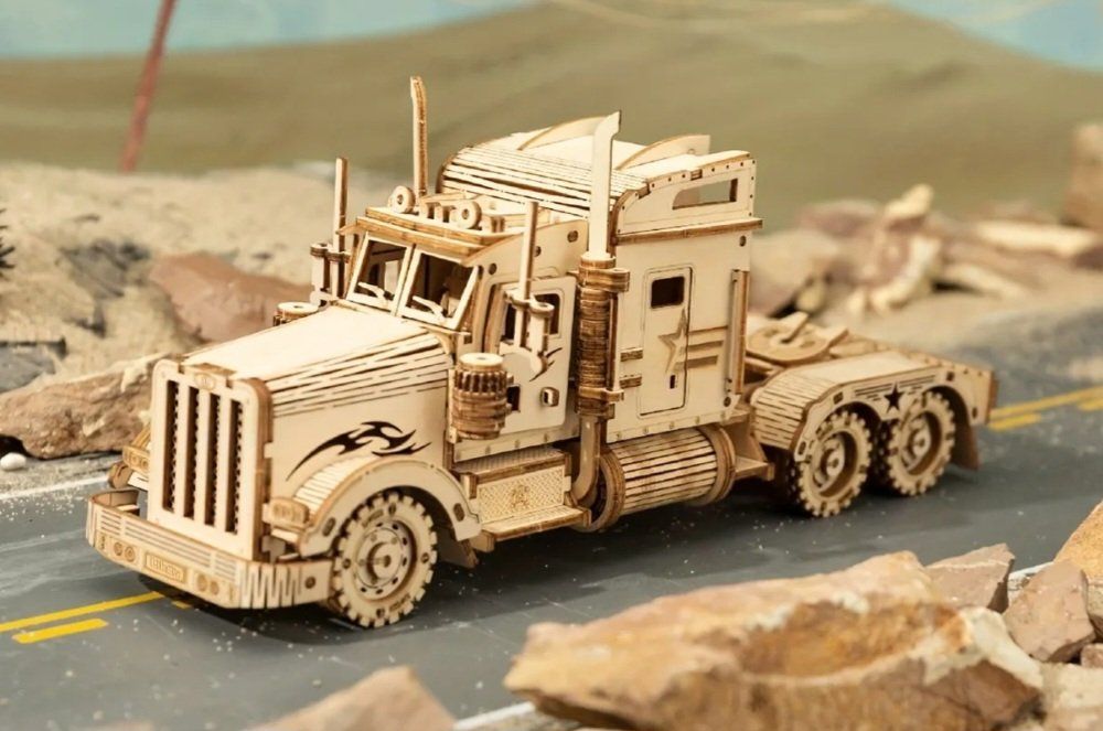 Holzartikel: Puzzle 3D camion en bois – Neu und originalverpackt aus St-Imier von supernova21