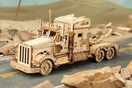 Puzzle 3D camion en bois