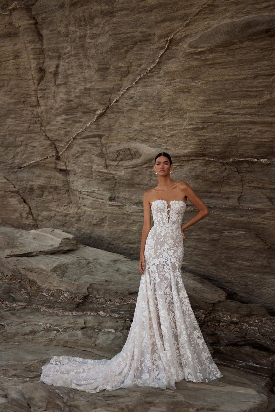 Vestiti: Secondhand Brautkleid Milla Nova "Claire", Grösse 34 – Usato da Brunnen venduto da Herzig-Brautmode 1