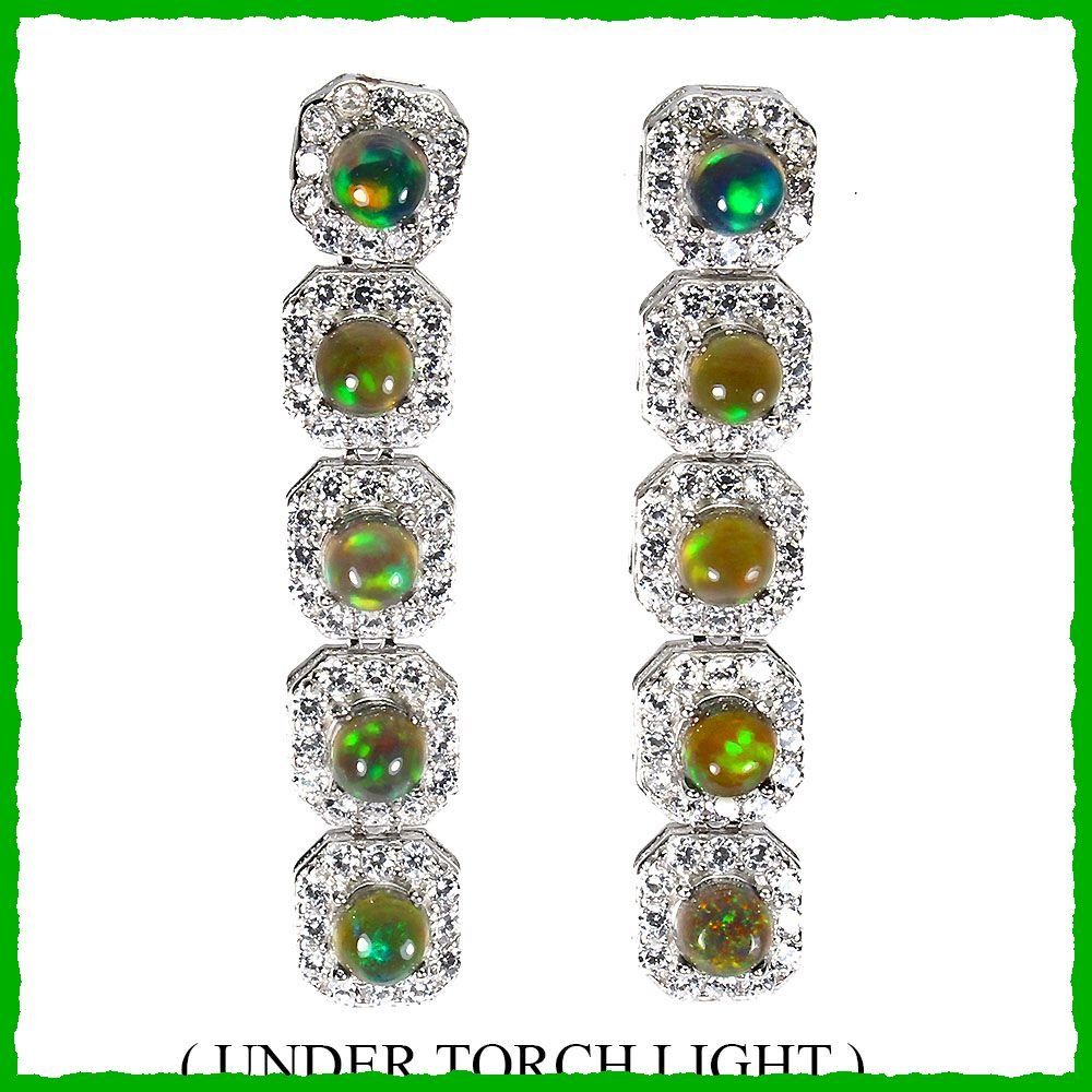 Orecchini pendenti & Orecchini a lobo: BLACK OPAL, Schwarzer Opal Ohrhänger 925 Silber – Nuovo e nell'imballaggio originale da Oberglatt ZH venduto da Goldfee1