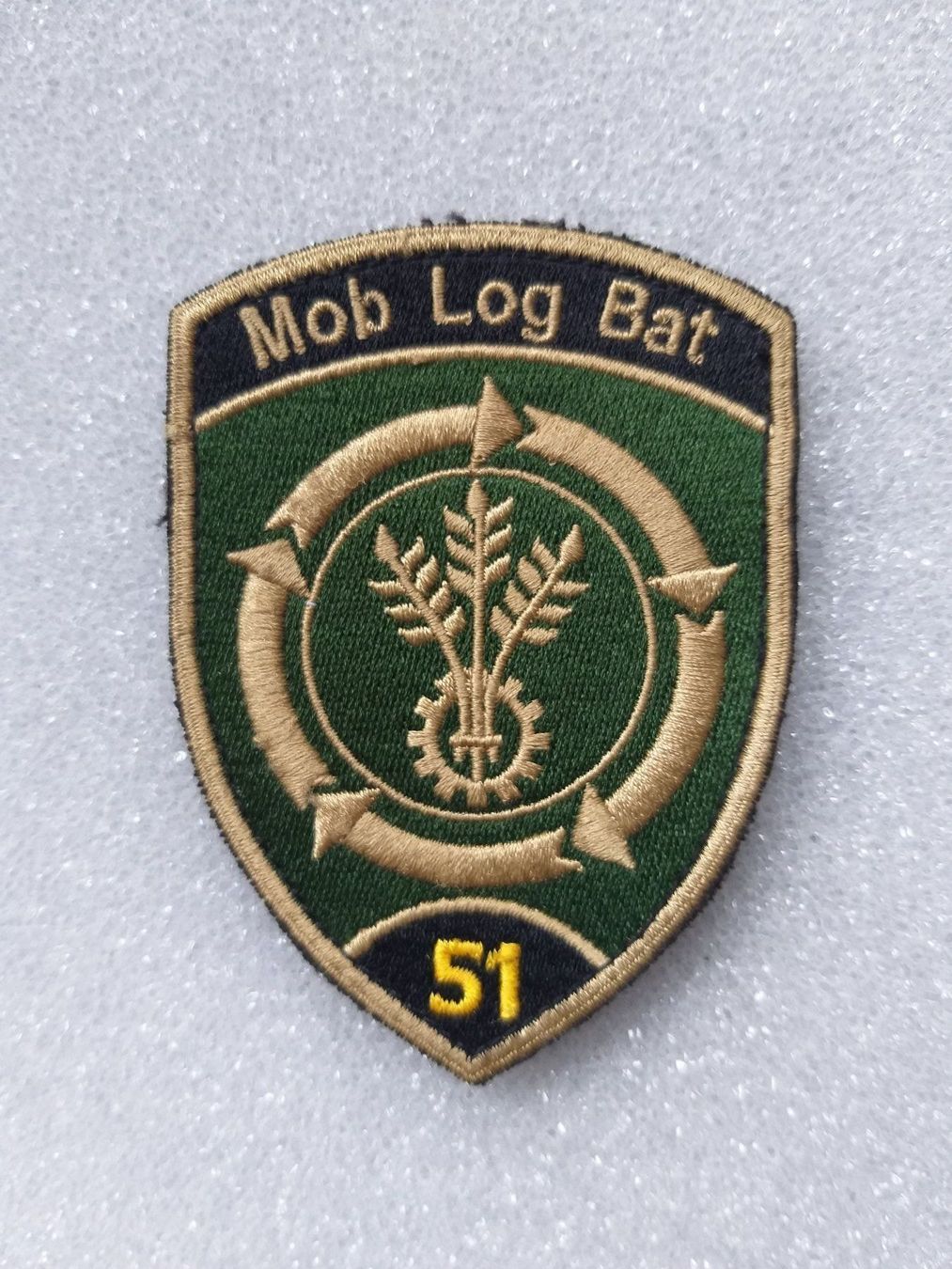 Placchette & Badge: Verbandsabzeichen Mob Log Bat 51 Stabskp – Usato da Bauma venduto da SwissMilitaria