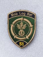 Verbandsabzeichen Mob Log Bat 51 Stabskp