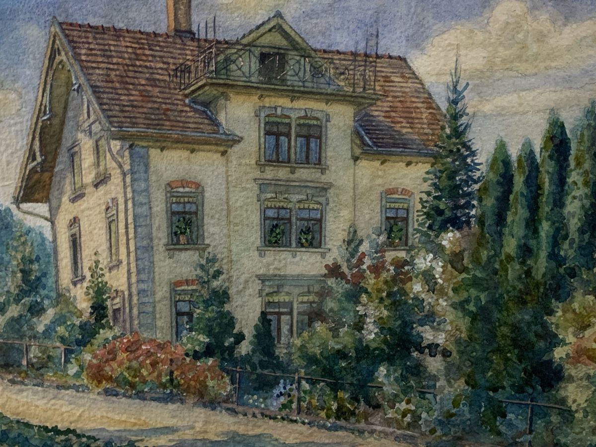 Dipinti: H. WOLF gutes Aquarell – Usato da Wolfhalden venduto da SecondAntique 3