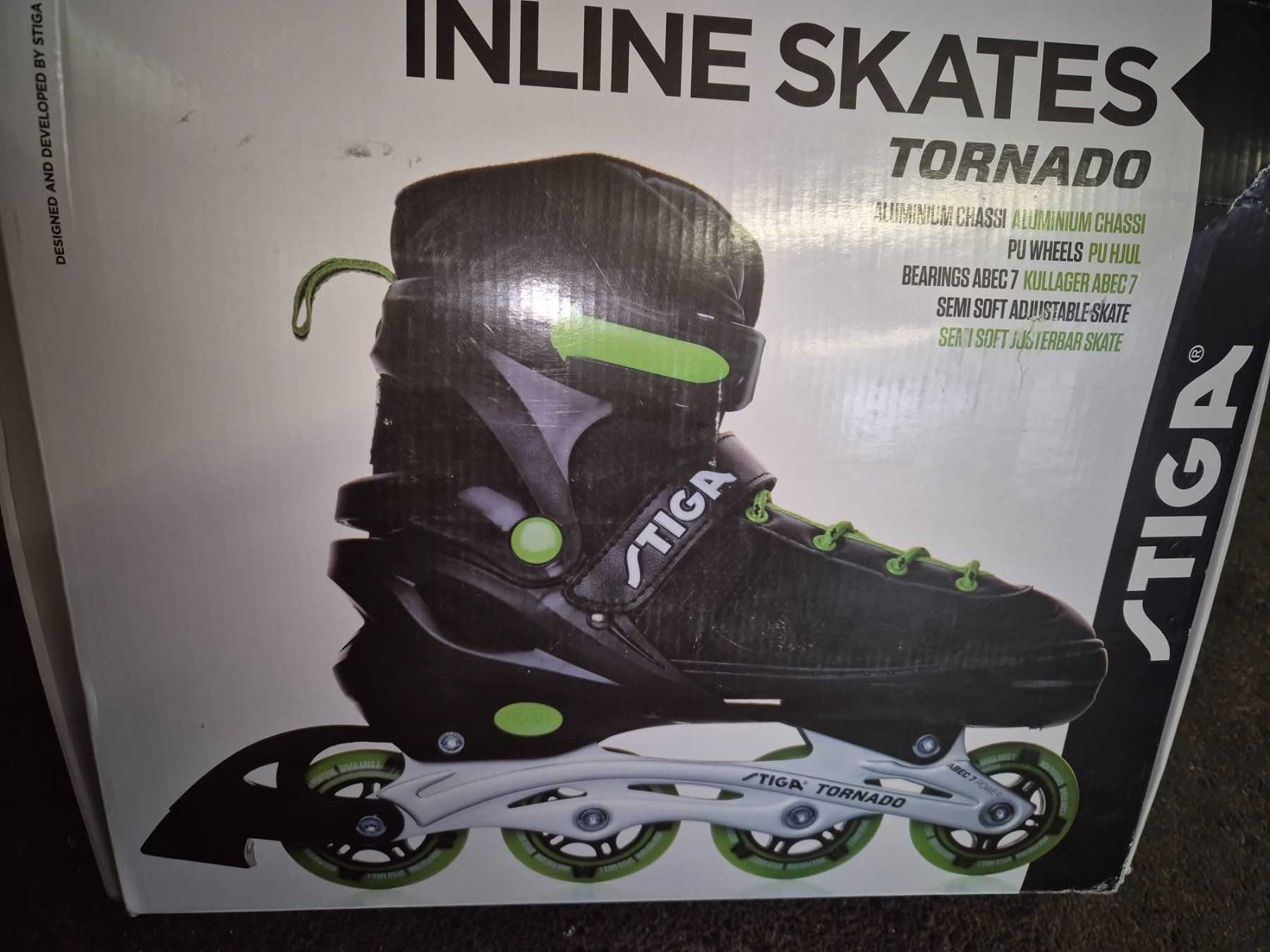 Inline-Skating & Rollschuhe: Stiga Tornado Inlineskates, ABEC 7, 38-41 – Neu und originalverpackt aus Schwarzenburg von flamingo1970
