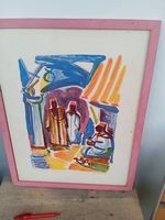 Hans Weidmann Basel , Farblithografie,signiert