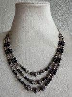 Silber Kette mit Onyx 925