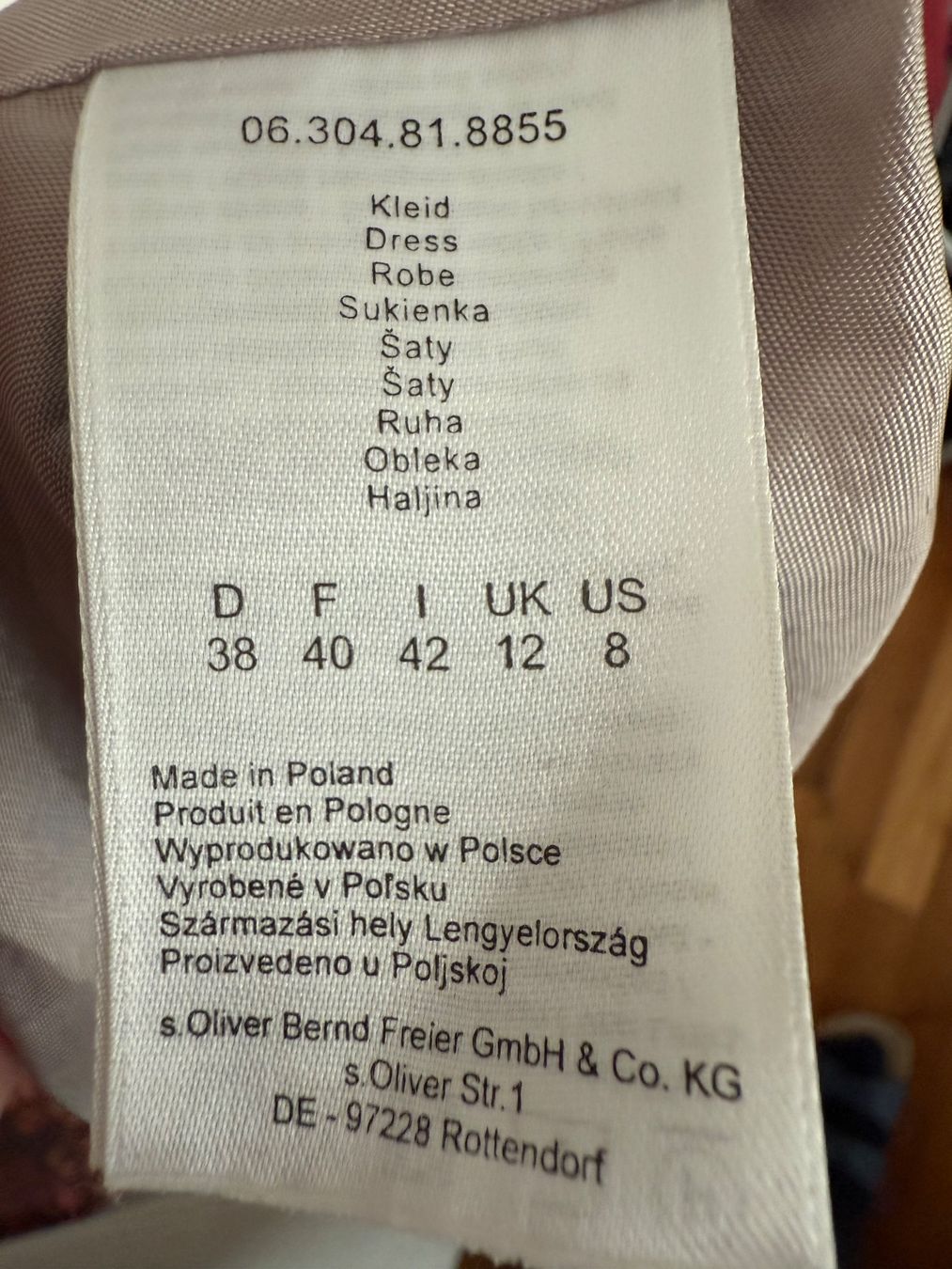 S.Oliver Vestiti: Sommerliches Maxikleid mit Blumenmuster - Grösse 38  sOliver – Usato da Chur venduto da Hermes421 4