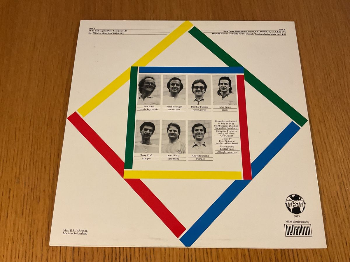 Schallplatten: Lost & Found - Back Again - Vinyl Maxi EP, 45RPM – Gebraucht aus Steinach von Quarkie 1