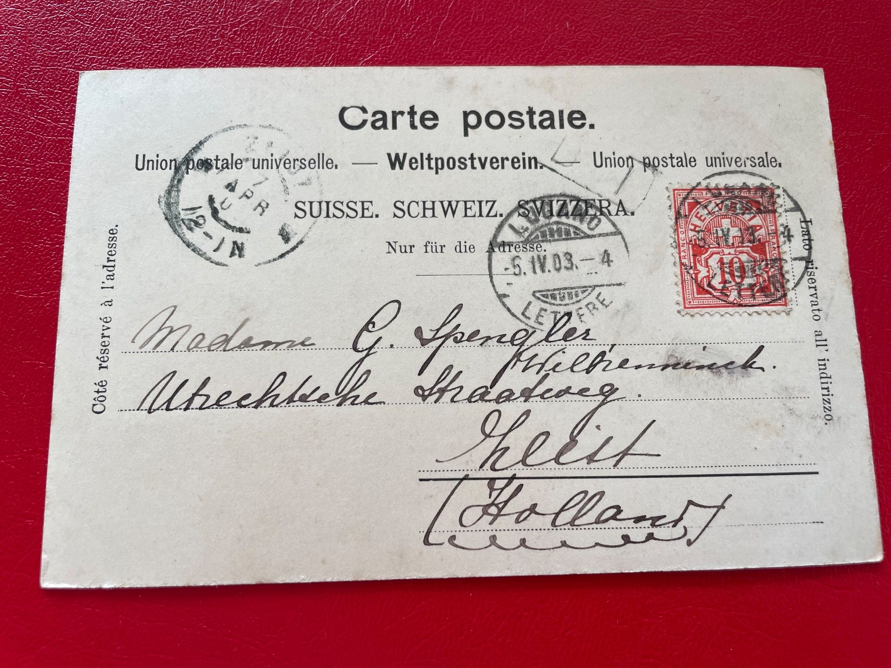 Cartoline postali: 1903 ; Lugano Paradiso Hotel Splendide – Usato da St-Légier-Chiésaz venduto da Theo006 1