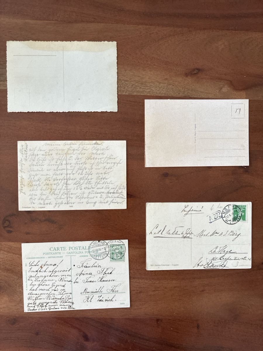 Cartoline postali: 10 Ansichtskarten Schweiz von Lugano TI. V – Usato da Oftringen venduto da Cla.vD.74 3