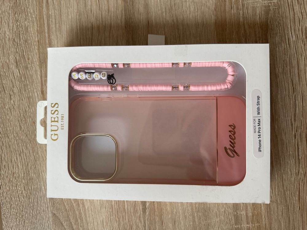 Guess Cover Glitterata Per IPhone 11 Pro - Custodia Rosa Con Licenza Ufficiale - Compatibile Ricarica Wireless