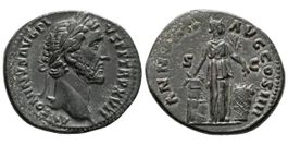 ANTONINUS PIUS AE As (153-154 AD). Nice !