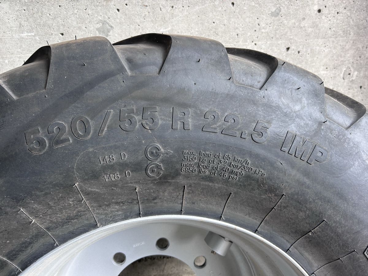 Pneumatici & Ruote complete: Kompletträder 520/55R22.5 – Nuovo (secondo la descrizione) da Fahrni venduto da vario415 1