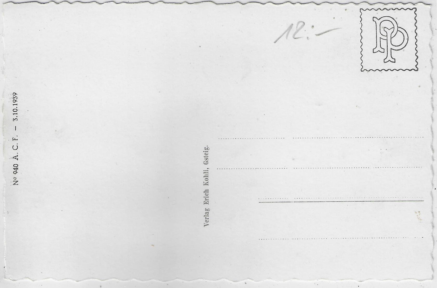 Cartes postales: Gsteig - Generalansicht – D'occasion à Ettingen par Kartenplanet 1
