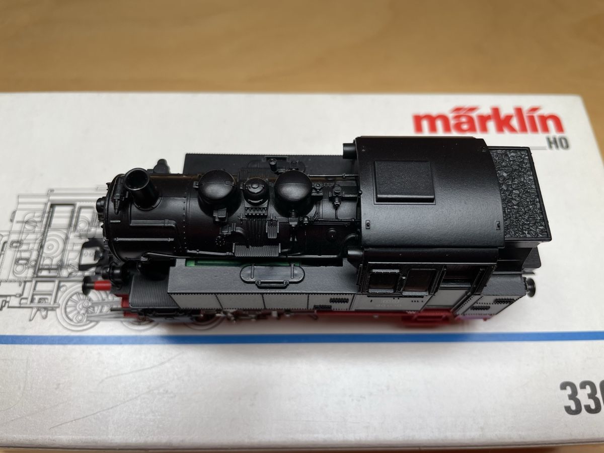 Märklin Modellini di ferrovie: Märklin 3304 Dampflok BR 80 DB digital – Usato da Rickenbach ZH venduto da u2540 5