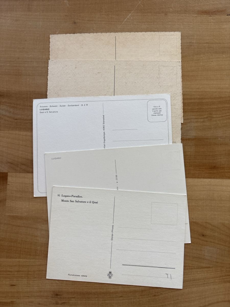 Cartoline postali: AK von Lugano – Usato da Rümlang venduto da Kartenpost1 1