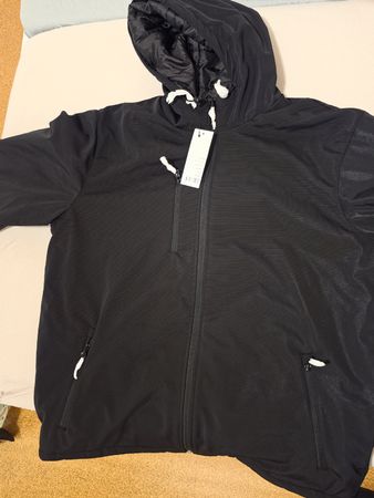  XXL/44 Schwarze Softshell-Jacke XXL Clique