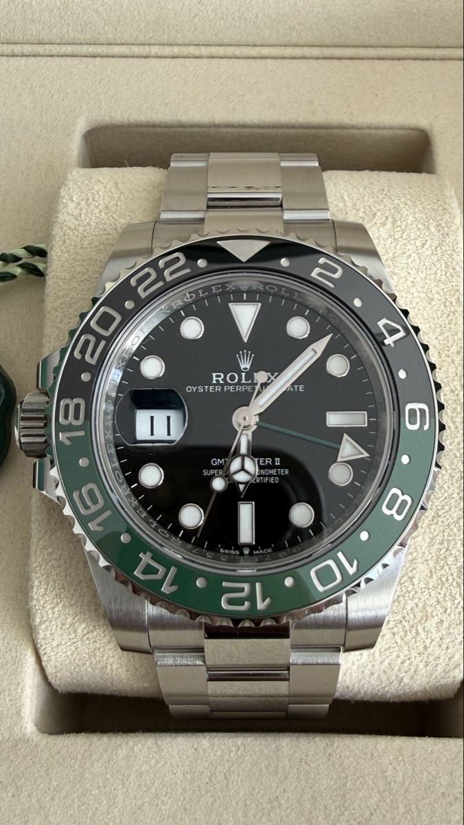 Rolex Uhren: Rolex GMT Master II Sprite Full Set 2025 – Neu und originalverpackt aus Bad Ragaz von ddo_2dbk