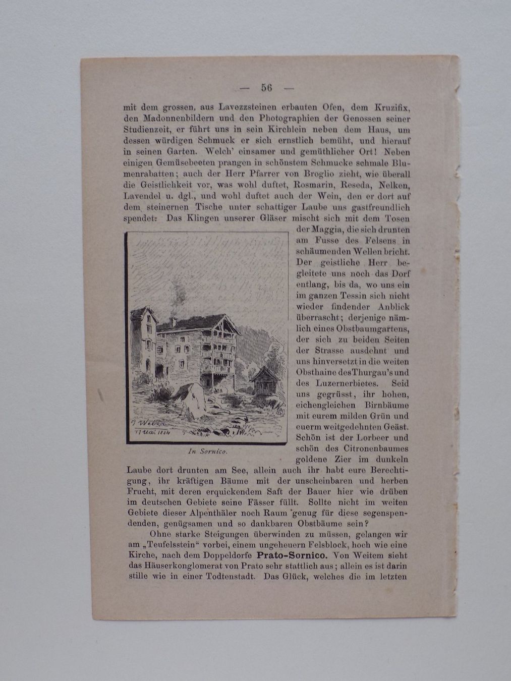 Gravures: Sornico Ticino – D'occasion à Risch par Rischli15