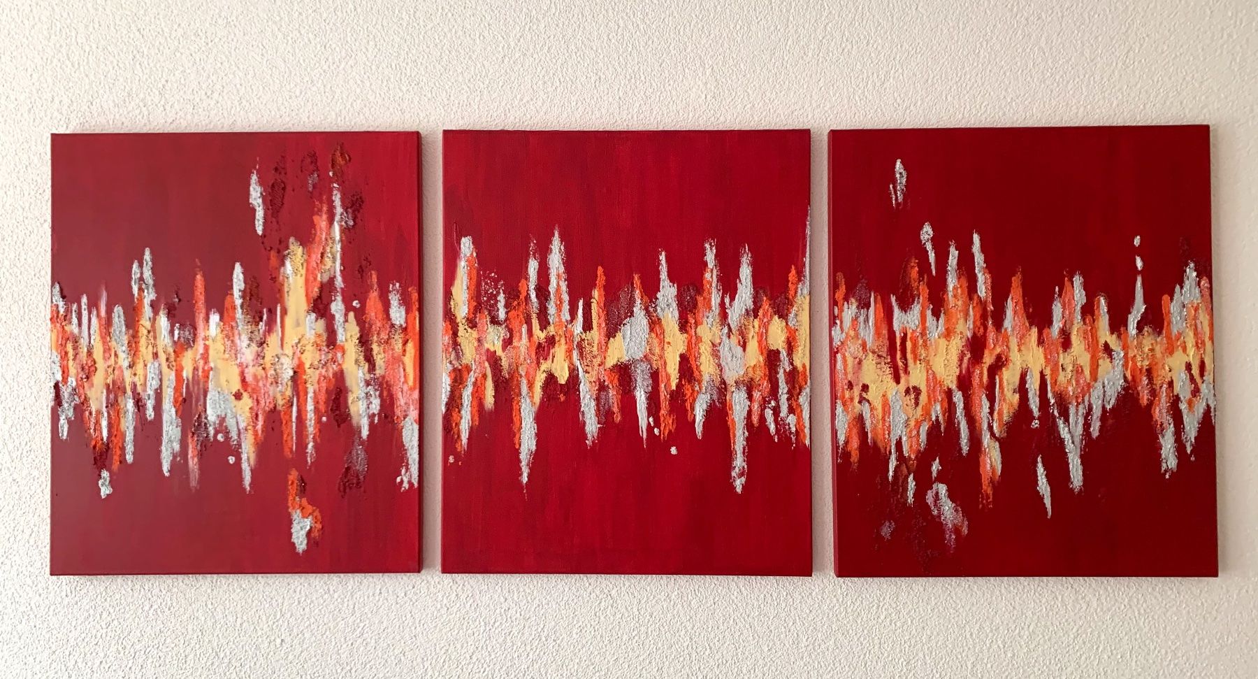 Dipinti: Abstrakt Acrylbilder Set – Nuovo (secondo la descrizione) da Illnau venduto da PS62