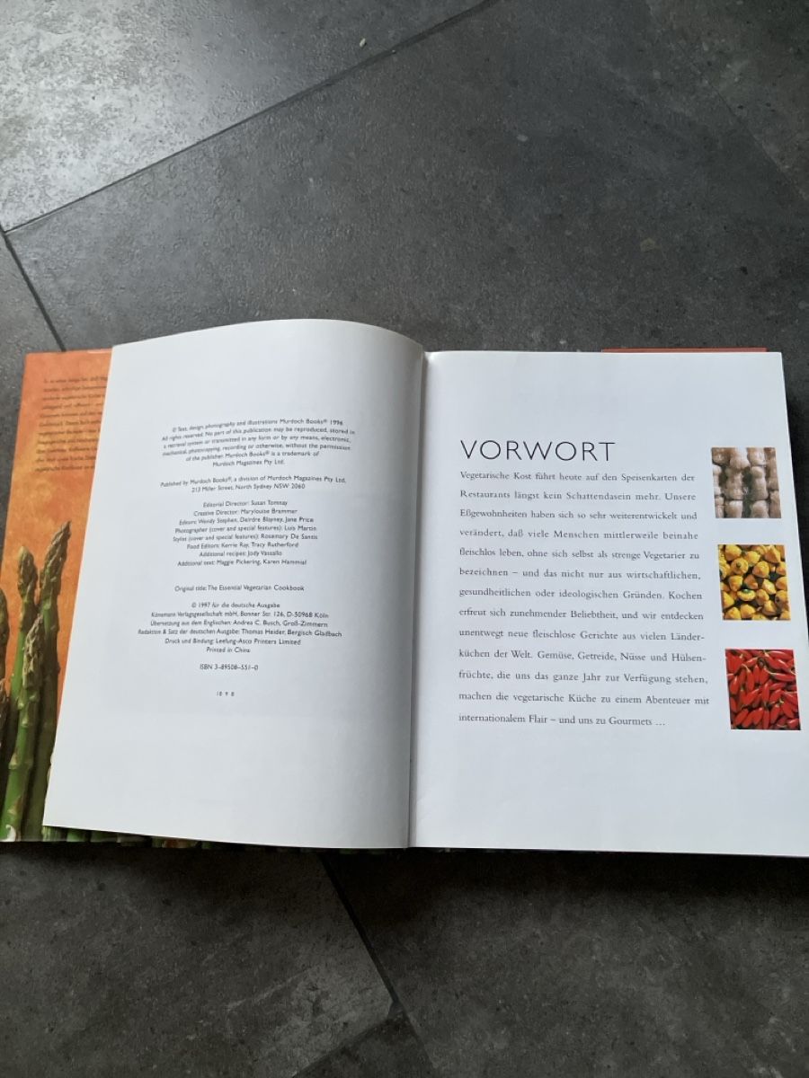 Libri: Vegetarische Küche Rezeptbuch – Usato da Aathal-Seegräben venduto da Butterflynati 3