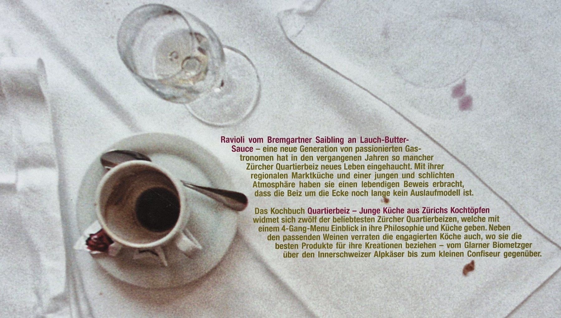 Libri: Junge Küchen der Stadtzürcher Quartierbeizen (2004) – Nuovo (secondo la descrizione) da Bern venduto da Mattthias 1