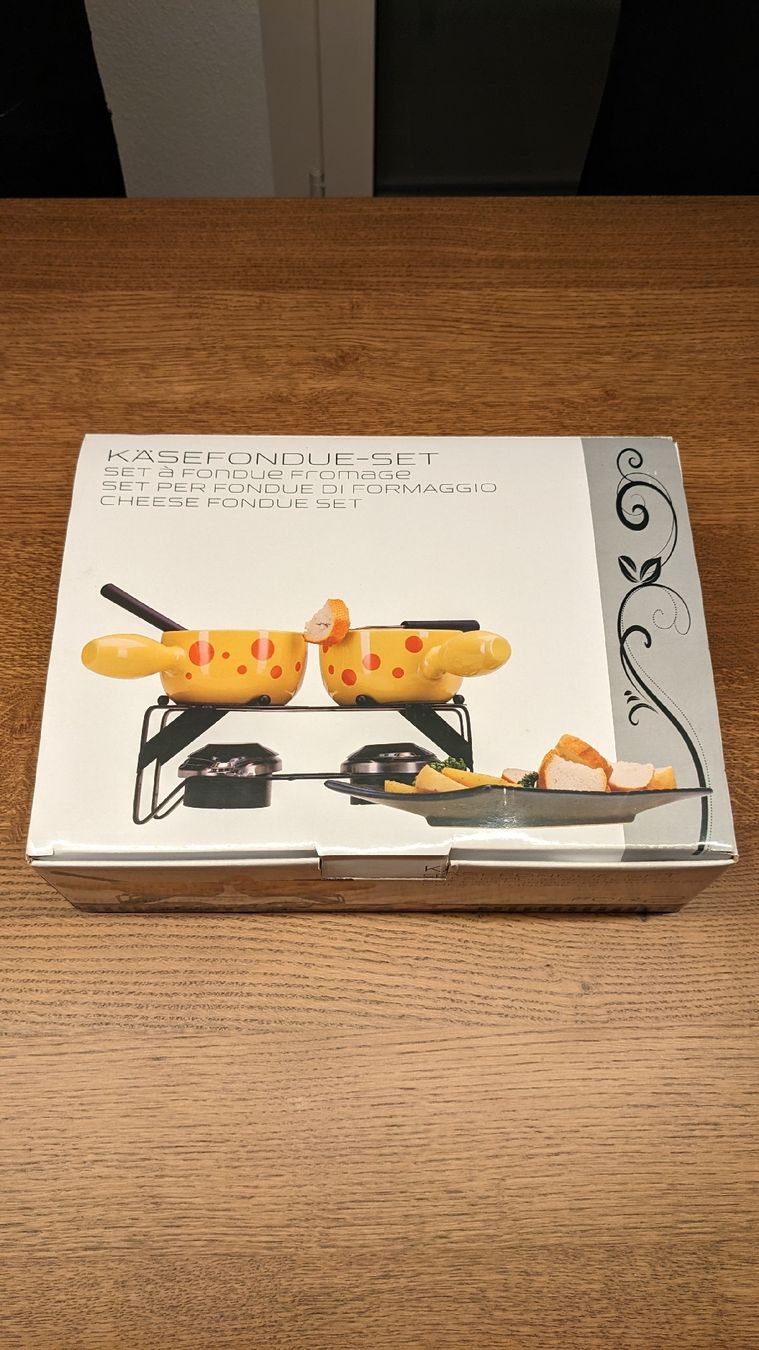 Elettrodomestici da cucina: Caquelon Käsefondue-Set für 2 – Nuovo (secondo la descrizione) da Rotkreuz venduto da xandras